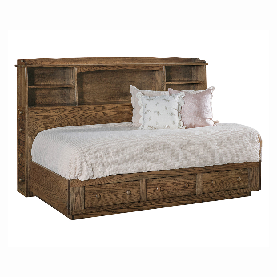 Ajay Bed With Side Storage Tower