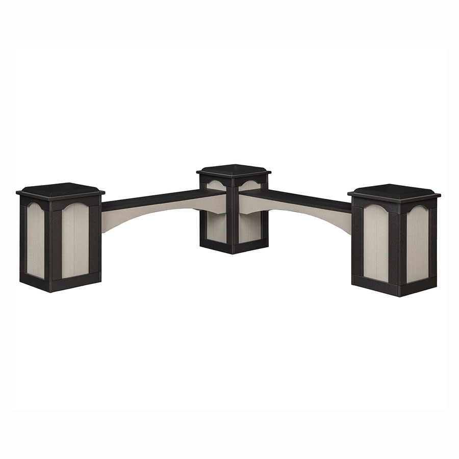 L-Shaped Classic Planter Bench