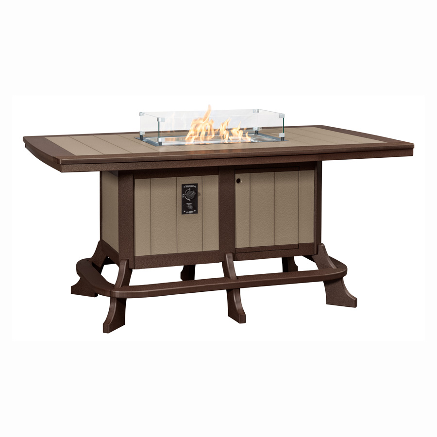 46"x77" Jade Fire Table